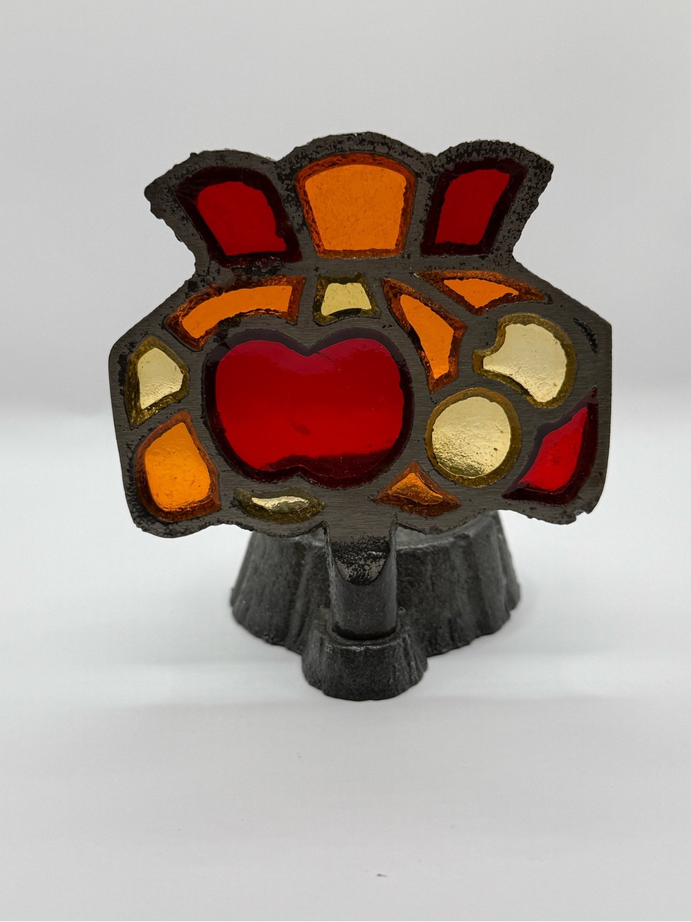 Vintage Cast Iron Tea Light Candle Holder